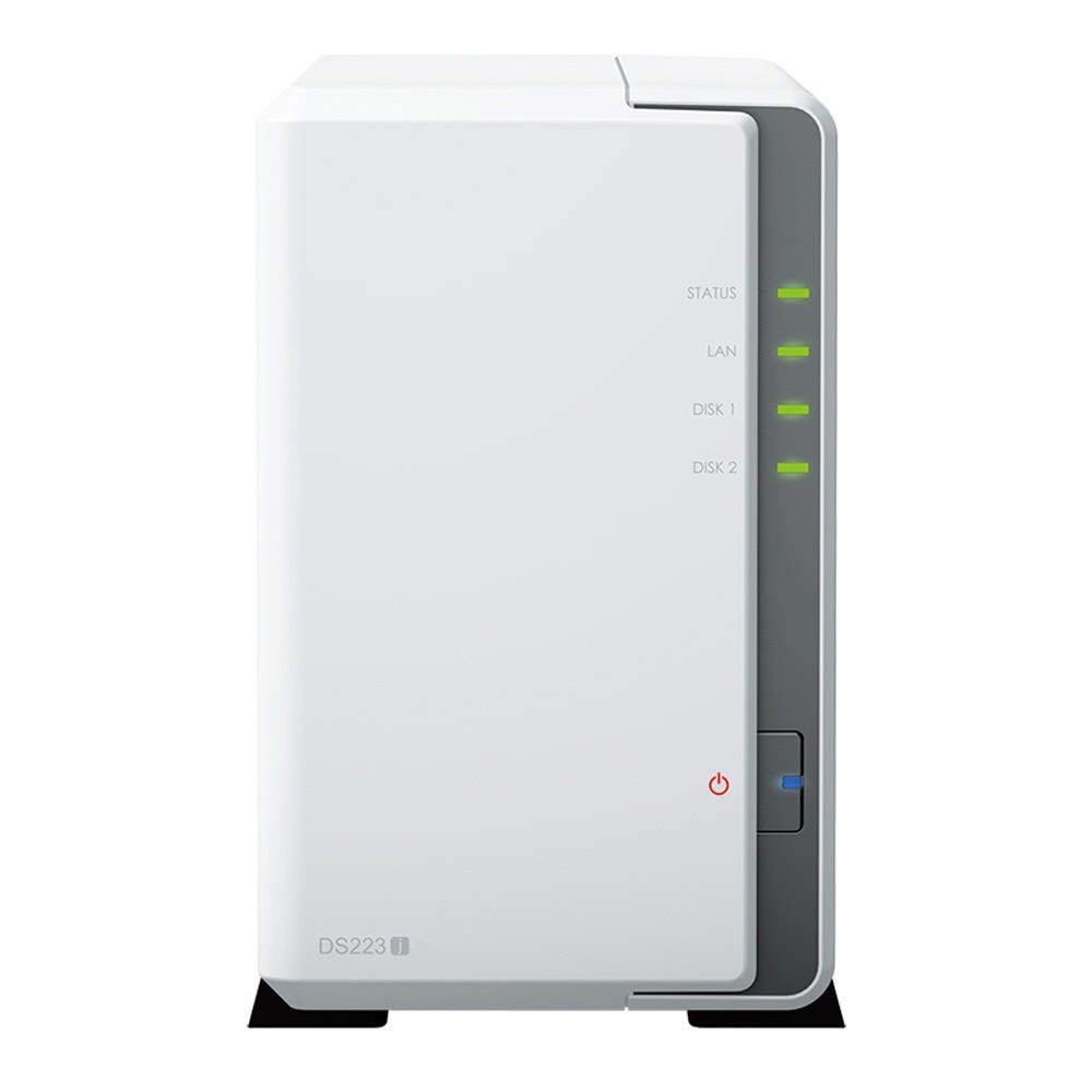 อุปกรณ์จัดเก็บข้อมูล NAS Synology NAS 2-bay DiskStation รุ่น DS223J
