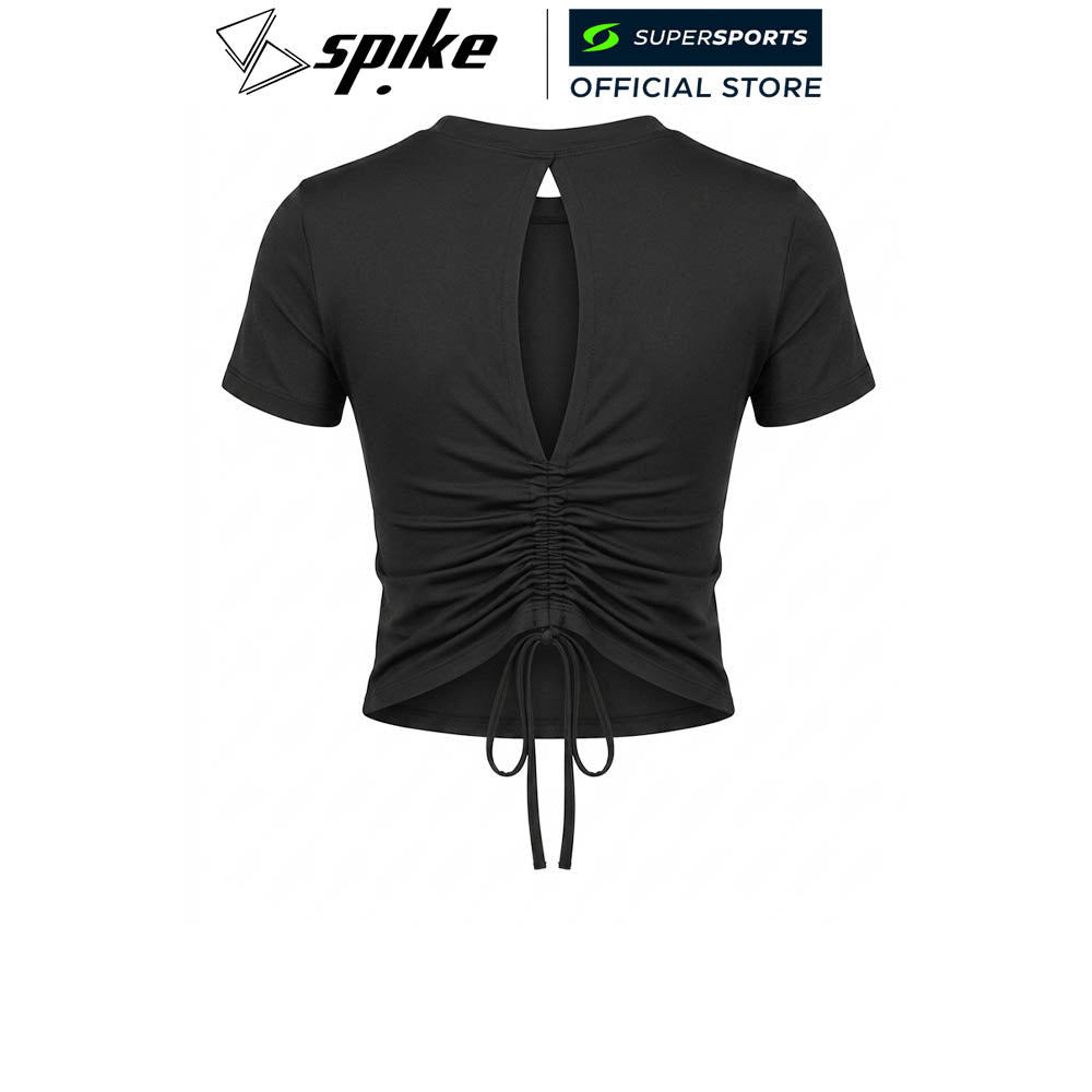 SPIKE Black เสื้อยืดผู้หญิง สีดำ — صورة 2