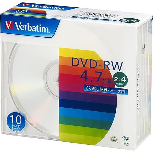 Verbatim Dvd-Rw สําหรับข้อมูล บันทึกซ้ํา 4.7Gb 10 แผ่น แผ่นเงิน 2-4X ความเร็ว Dhw47Y10V1