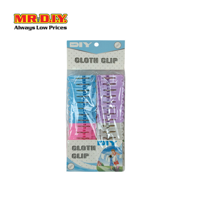 MR.D.I.Y. ไม้หนีบผ้าพลาสติก รุ่น X682 จำนวน 32 ชิ้น/แพ็ก