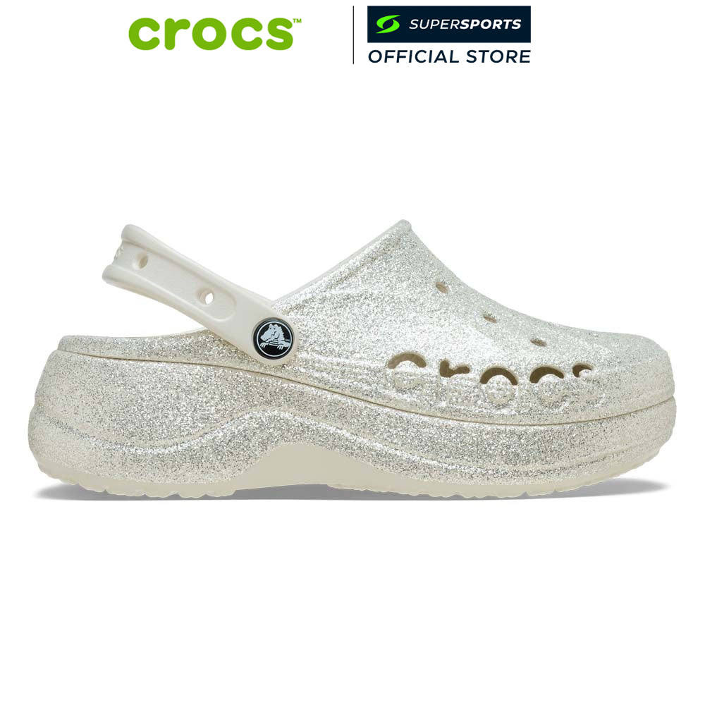 CROCS Baya Platform Glitter Clog รองเท้าลำลองผู้หญิง
