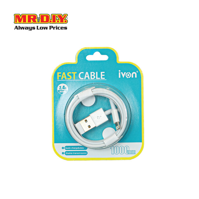 Ivon Cable Charger สายชาร์จ USB-A to Li ยาว 1 เมตร_8993884