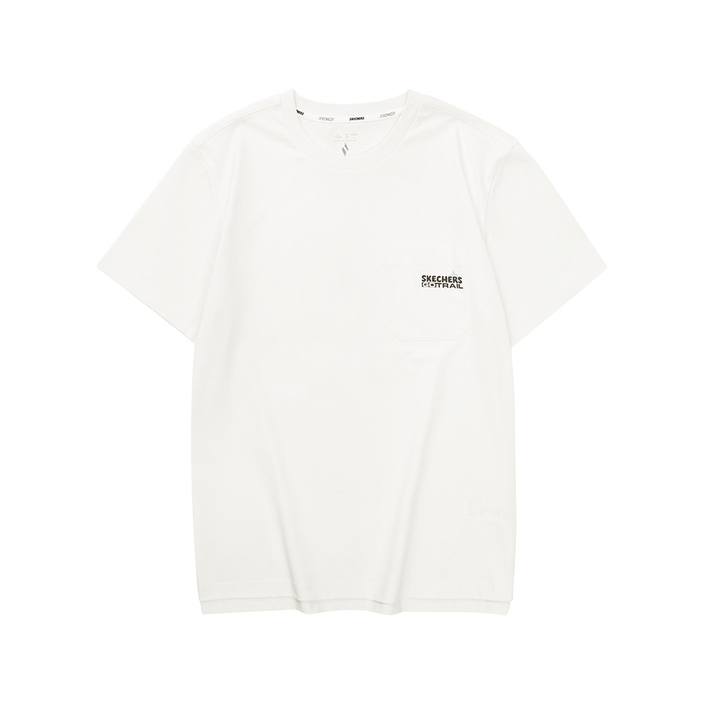 Skechers สเก็ตเชอร์ส เสื้อยืดแขนสั้นผู้ชาย Men Short Sleeve Tee Apparel - L224M0