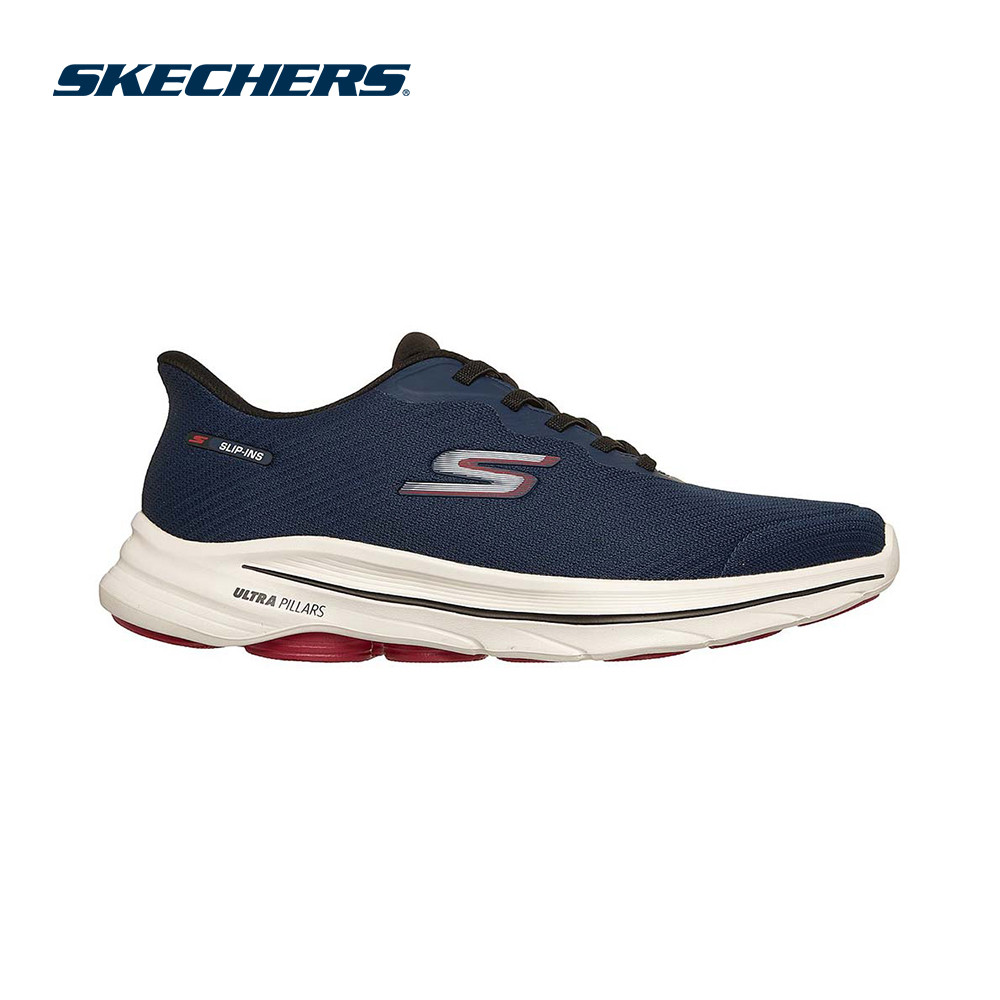 Skechers สเก็ตเชอร์ส รองเท้าผู้ชาย Men Slip-ins GOwalk 8 Pate Walking Shoes - 216783-NVRD Air-Cooled