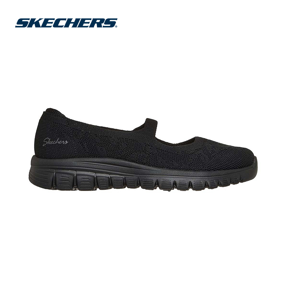 Skechers สเก็ตเชอร์ส รองเท้าผู้หญิง Women Modern Comfort Graceful Shoes - 100966-BBK Air-Cooled Memory Foam