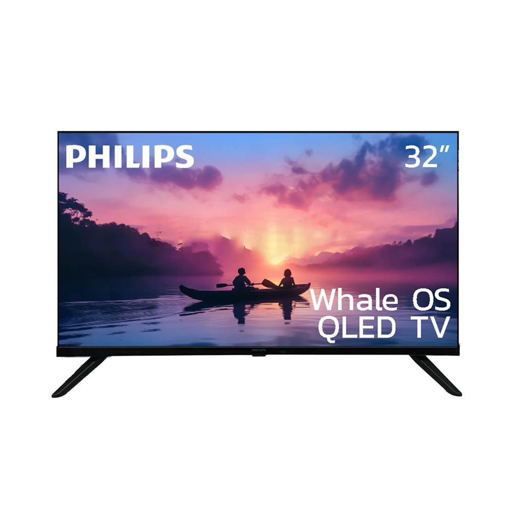 PHILIPS ทีวีคิวแอลอีดี 32 นิ้ว (HD, QLED, WHALE OS) 32PQT6600/67 จัดส่งโดย HomePro