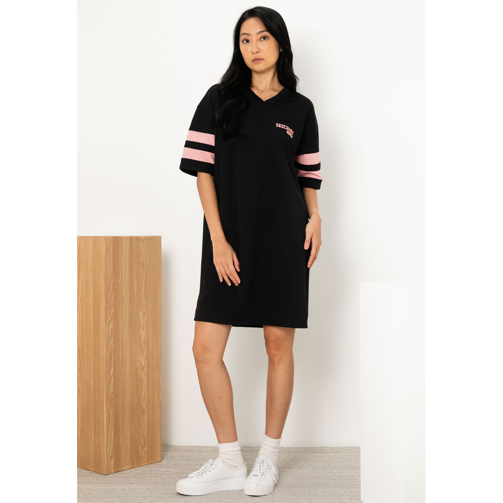 Skechers สเก็ตเชอร์ส เดรสผู้หญิง Women Basketball Culture Dress - SL325W434-0018 — صورة 4