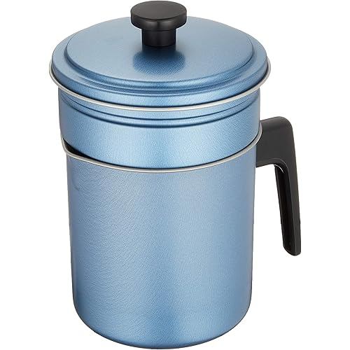 PEARL METAL Oil Pot 1.0L Activated Carbon Double Filter Fluorine Processing Orio Made in Japan H-821