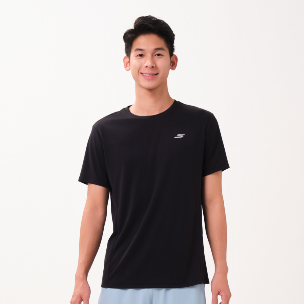 Skechers สเก็ตเชอร์ส เสื้อยืดแขนสั้นผู้ชาย Men Running Performance Short Sleeve Tee - SP126M093-0018 — صورة 2