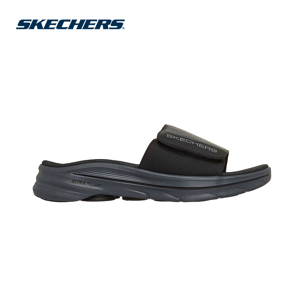 Skechers สเก็ตเชอร์ส รองเท้าแตะผู้ชาย Men On-The-GO GOwalk 8 Sandal Walking Sandals - 229367-CCBK Goga Mat (latest)