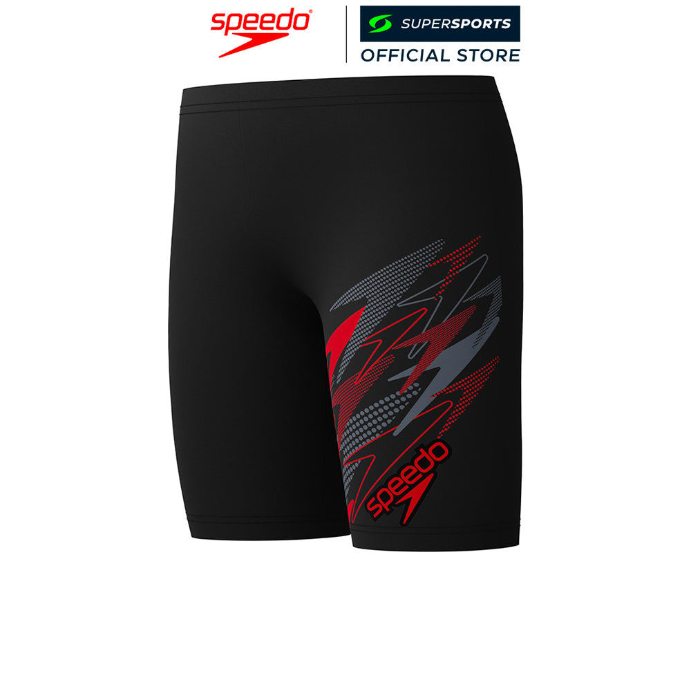 SPEEDO Medley Logo Jammer กางเกงว่ายน้ำขาสั้นเด็กผู้ชาย