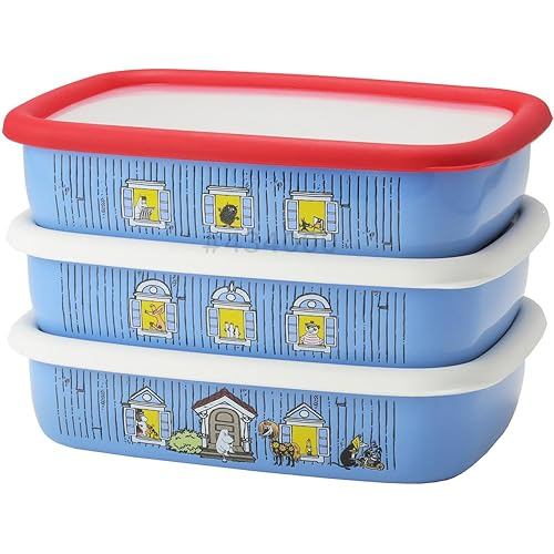 Fuji Horo Fuji Hollow Moomin House shallow rectangular container M size MOH-3M