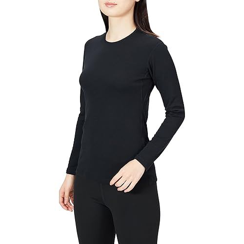 Mizuno Thermal Material Innerwear Breath Thermo Underwear EX Crew Neck Long-Sleeved Shirt C2JA9809 L