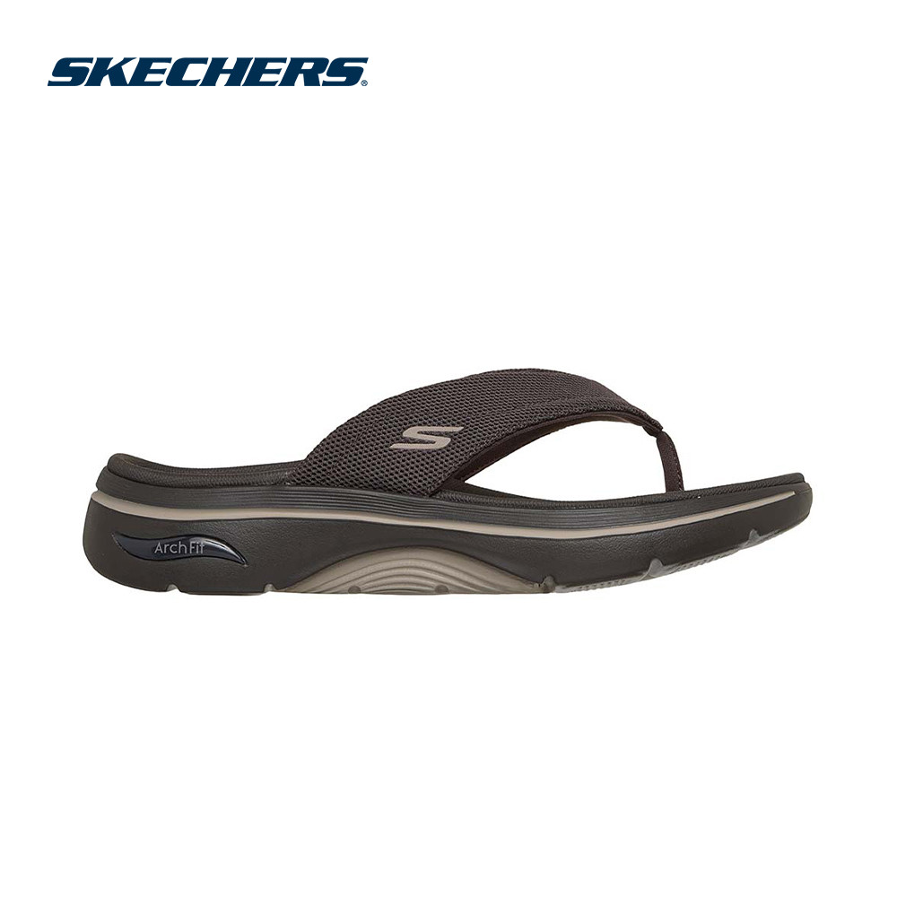 Skechers สเก็ตเชอร์ส รองเท้าแตะผู้ชาย Men On-The-GO GOwalk Arch Fit 2.0 Surfacer Walking Sandals - 229307-CHOC (latest)