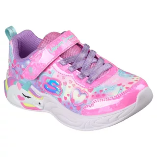 Skechers สเก็ตเชอร์ส รองเท้าเด็กผู้หญิง Girls S-Lights Unicorn Dreams Heart Sparkles Shoes - 303063L-PKMT (latest)
