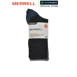 MERRELL Trekker Outdoor Crew ถุงเท้าผู้ใหญ่ (แพ็ค 3 คู่)