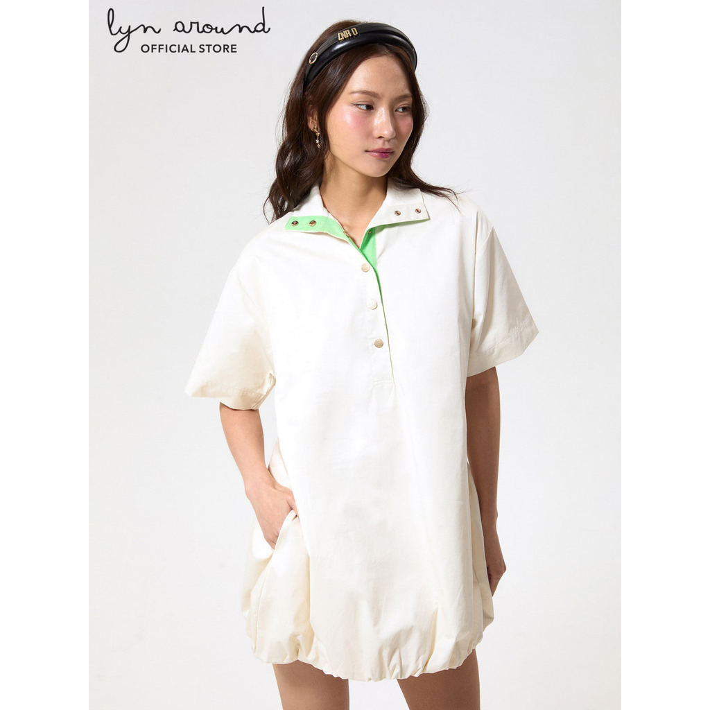 Lyn around - เดรสสั้นกระโปรงทรงพอง คอลเลกชัน Play Spell (A26CGWA100)
