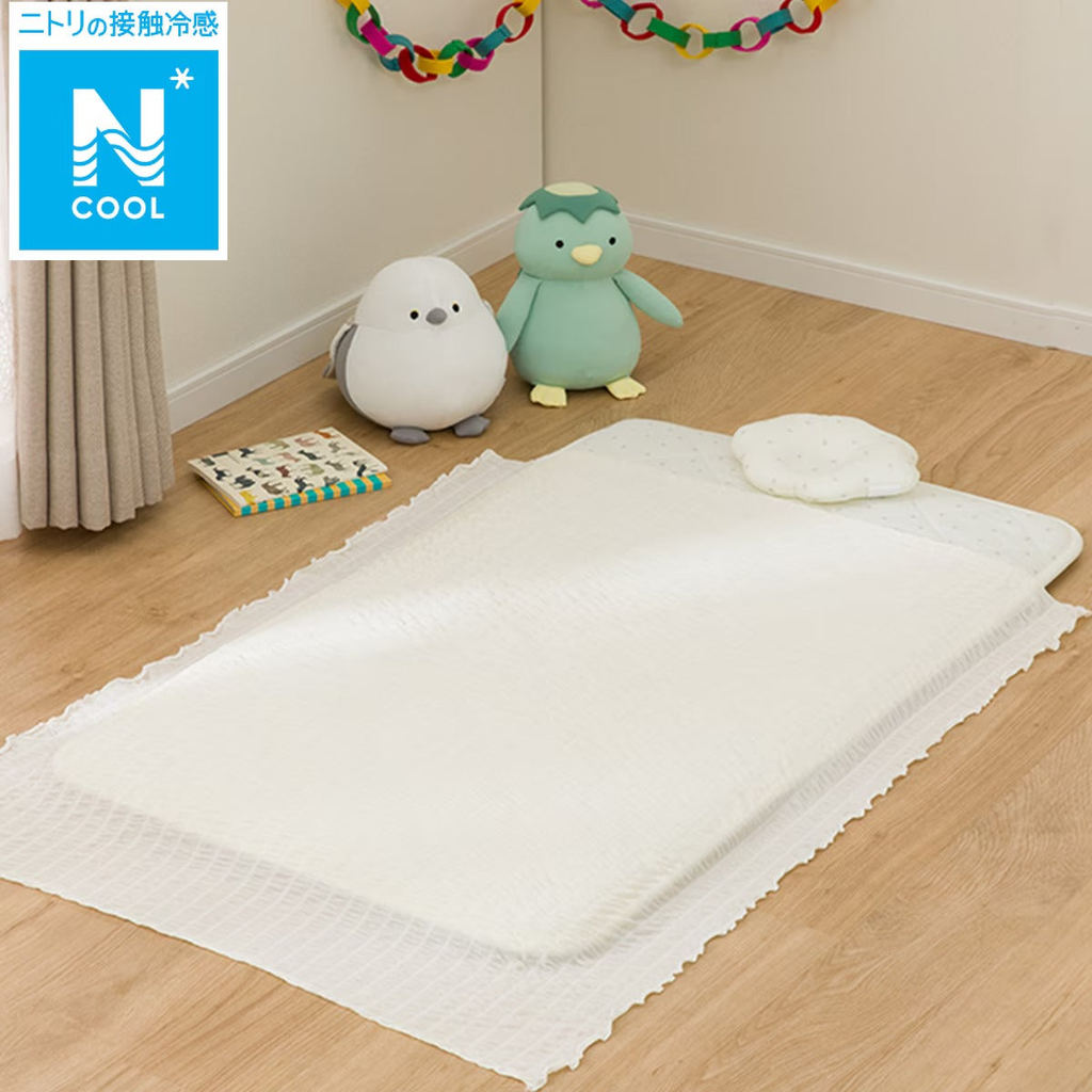 NITORI ผ้าห่มบาง NCOOL BABY TEXTURED BLANKET IV KS25