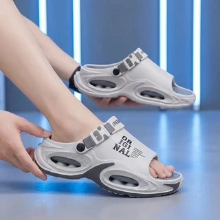 FOYA SHOES รองเท้าแตะกีฬาEVAผู้ชาย พื้นหนา5ซม นุ่มใส่สบาย ทนทาน กันลื่น สไตล์อินสตา ไม่มีกลิ่น ส่งกรุงเทพ