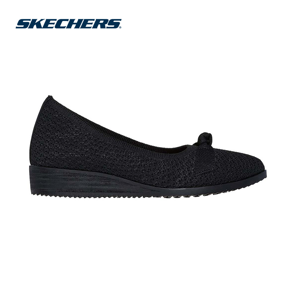 Skechers สเก็ตเชอร์ส รองเท้าผู้หญิง Women Modern Comfort Cleo Sawdust Sophisticated Shoes - 158937-BBK (latest) (FF)