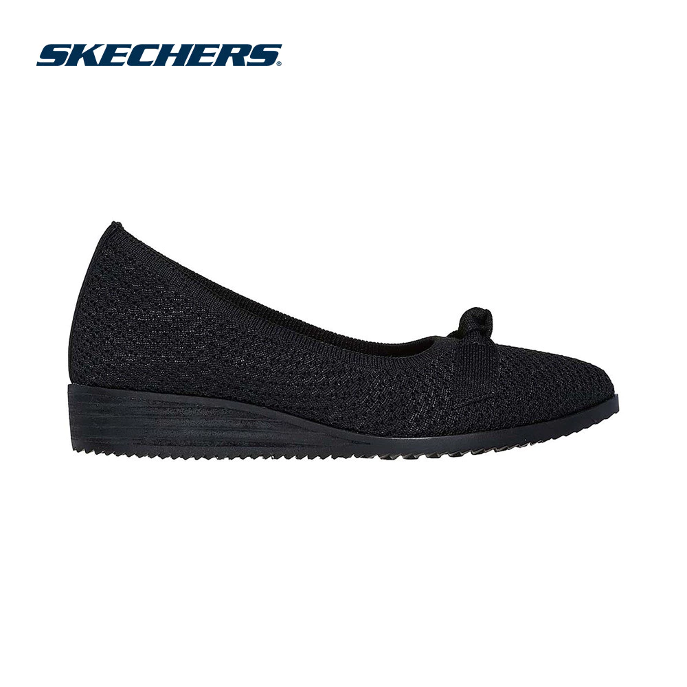 Skechers สเก็ตเชอร์ส รองเท้าผู้หญิง Women Modern Comfort Cleo Sawdust Sophisticated Shoes - 158937-BBK (latest)
