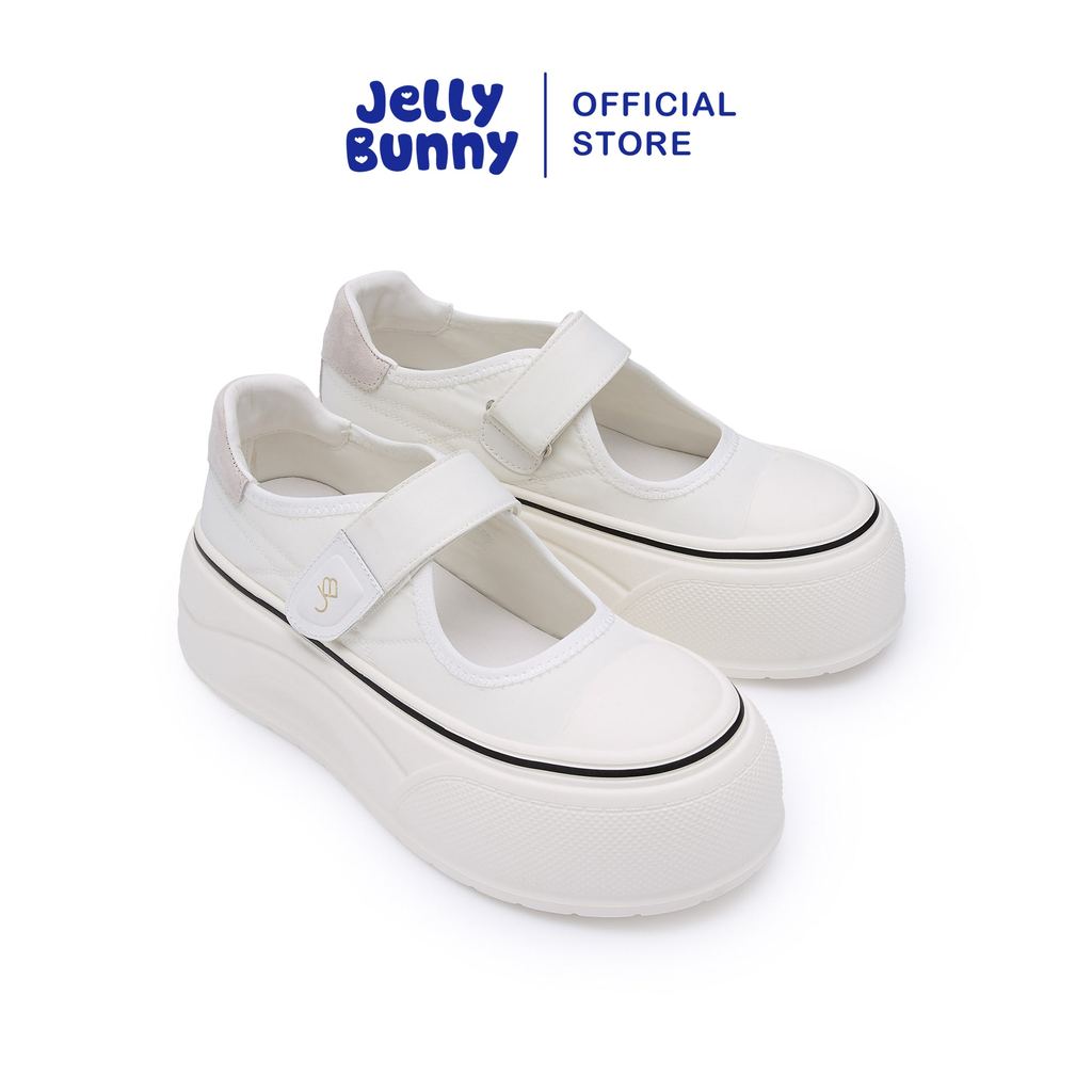 JELLY BUNNY รองเท้าคัทชูทรงแมรี่เจนแพลตฟอร์ม FICARIA VERNA รุ่น B26FSWA060 WHITE