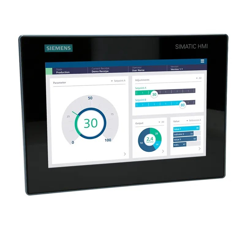 อุปกรณ์ควบคุมอุตสาหกรรม PLC SIMATIC HMI TP700 Comfort Panel