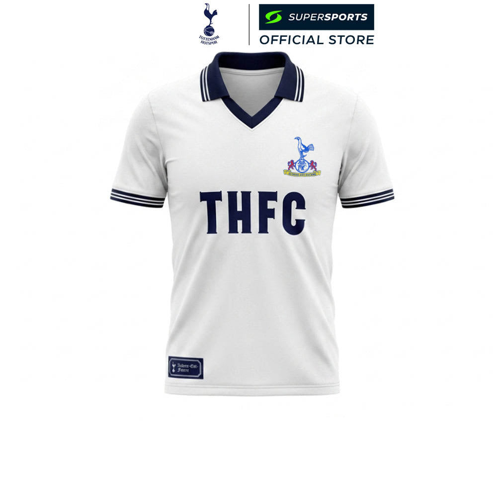 SPURS Retro เสื้อโปโลผู้ชาย สีขาว