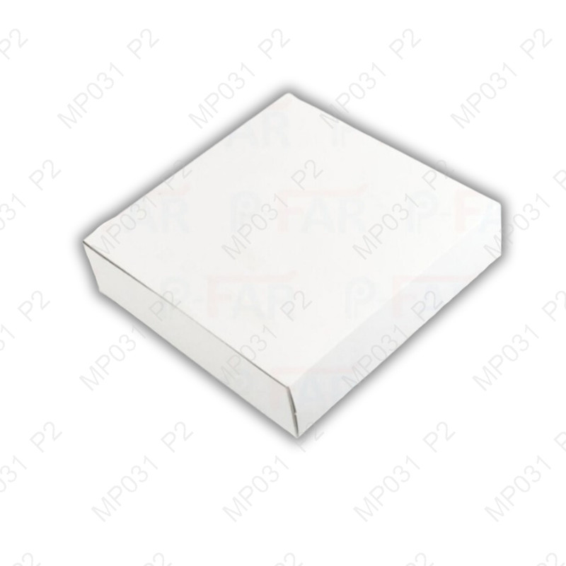 แม็คเค้ก1ปอนด์ขาวไม่เจาะเตี้ย8 x 8 x 2 นิ้ว(1แพ็คย่อย X10กล่อง)|MP031_S_P2