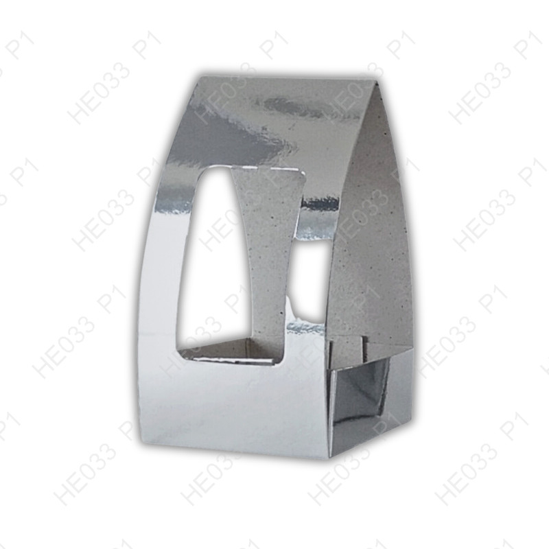 แจ็คเก็ตหุ้มถุง6นิ้วเงินเจาะ6 นิ้ว(1แพ็คย่อย X10ใบ)|HE033_S_P1