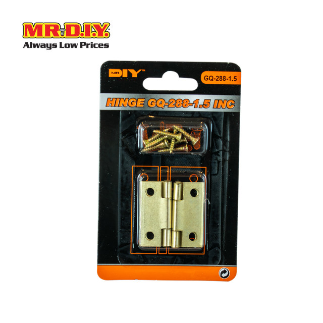 MR.D.I.Y. บานพับเหล็ก ขนาด 1.5 นิ้ว (2 ชิ้น/แพ็ก)_9075006