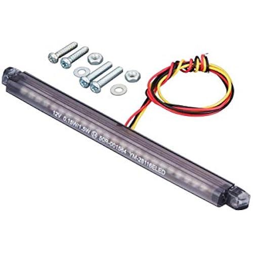 [Direct from JP] Kijima Motorcycle Tail Light, Slimline Type, Double LED, 130mm Long, Smoke, 218-315