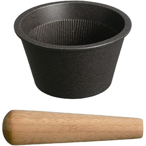 [Direct from JP] KINTO TAKU Mortar and Pestle, Black, 27733