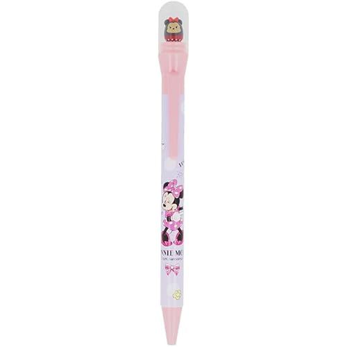 Sun-Star Stationery Sunstar Stationery Disney Ballpoint Pen with Mascot Kururu Dome Minnie Mouse S46