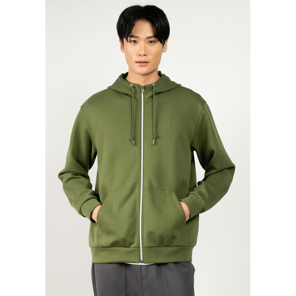 Skechers สเก็ตเชอร์ส เสื้อแจ็คเก็ตมีฮู้ดยูนิเซ็กส์ Unisex Skechers Authentic - Lounge Hooded Jacket - SL425U406-0104