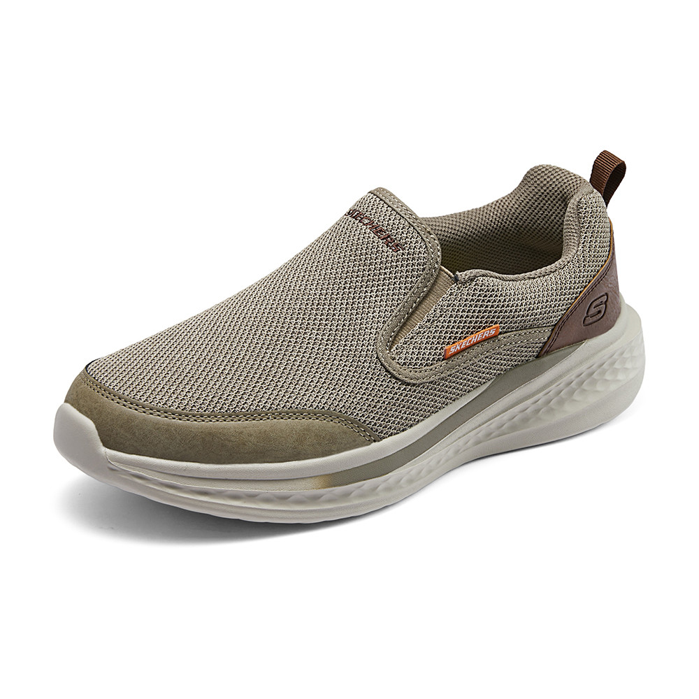Skechers حذاء رجالي Slade Lucan — خاكي — صورة 3