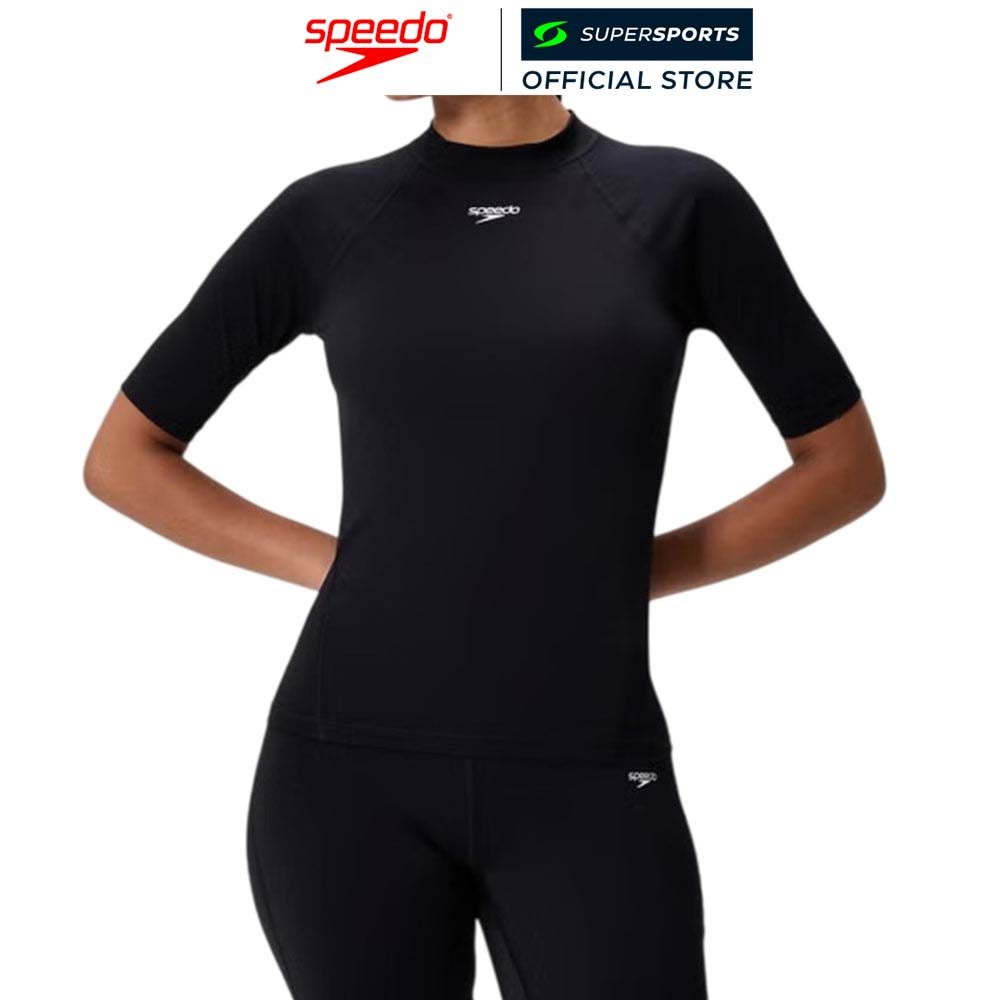 SPEEDO Endurance+ Short Sleeve เสื้อรัชการ์ดผู้หญิง