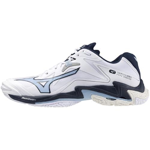 Mizuno volleyball shoes Wave Lightning Z8 indoor club activities wide lightweight white navy sax 23.