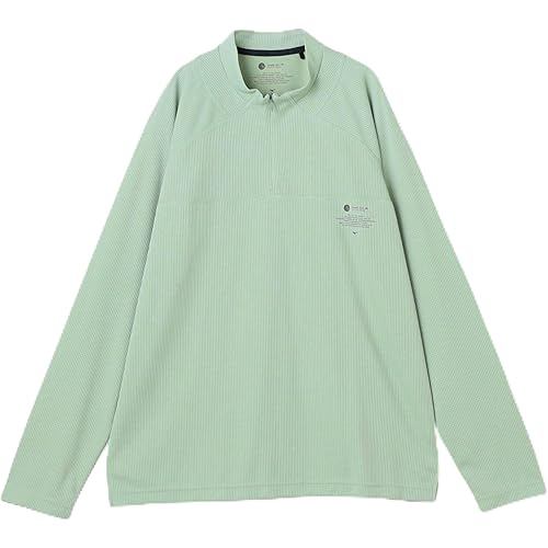 Mizuno Outdoor Shirt Dry Aeroflow Half Zip Long Sleeve Breathable B2MAB001 Men s Iceberg Green L