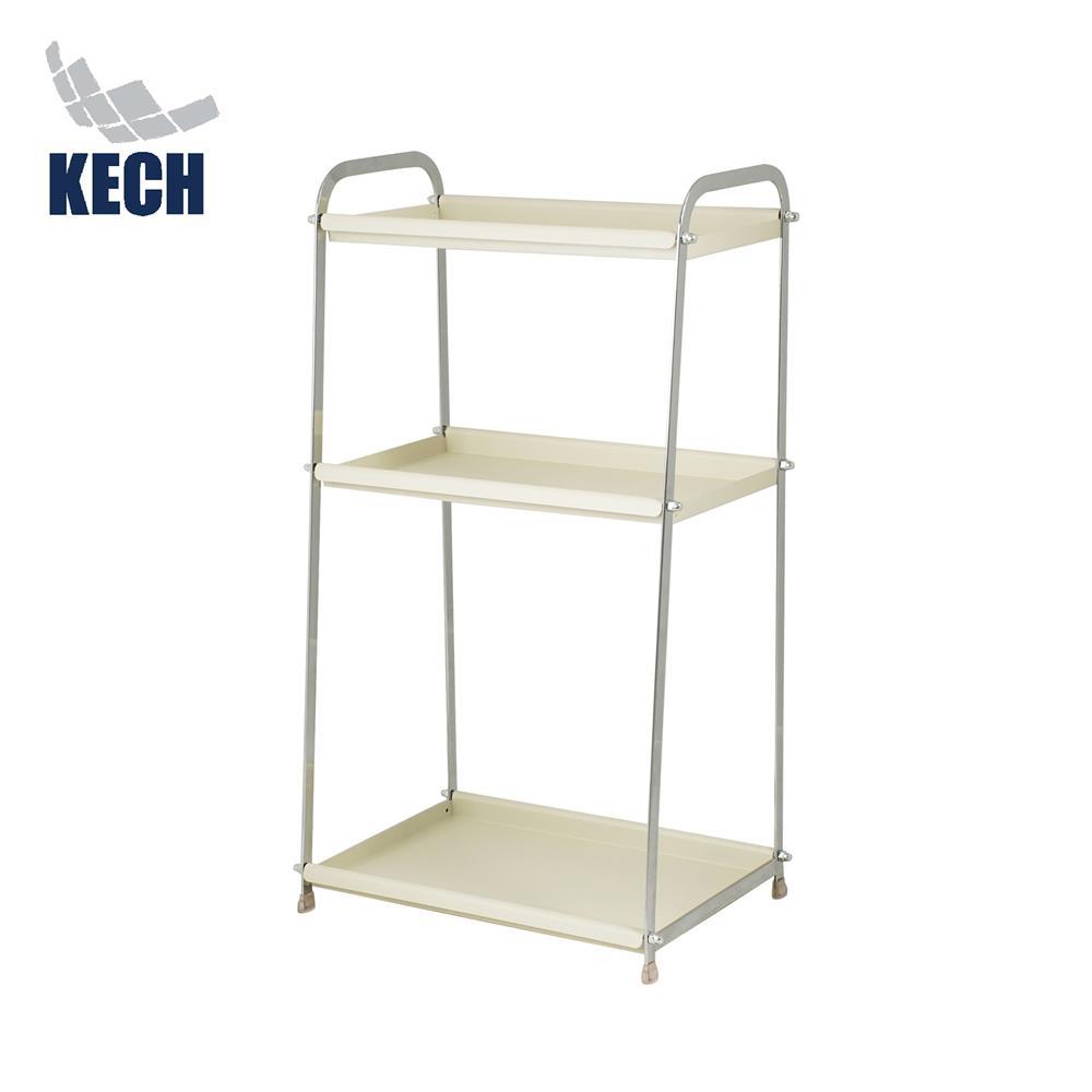 KECH ชั้นวางของ 3 ชั้น  IVORY 31.5x21x55 ซม. จัดส่งโดย HomePro
