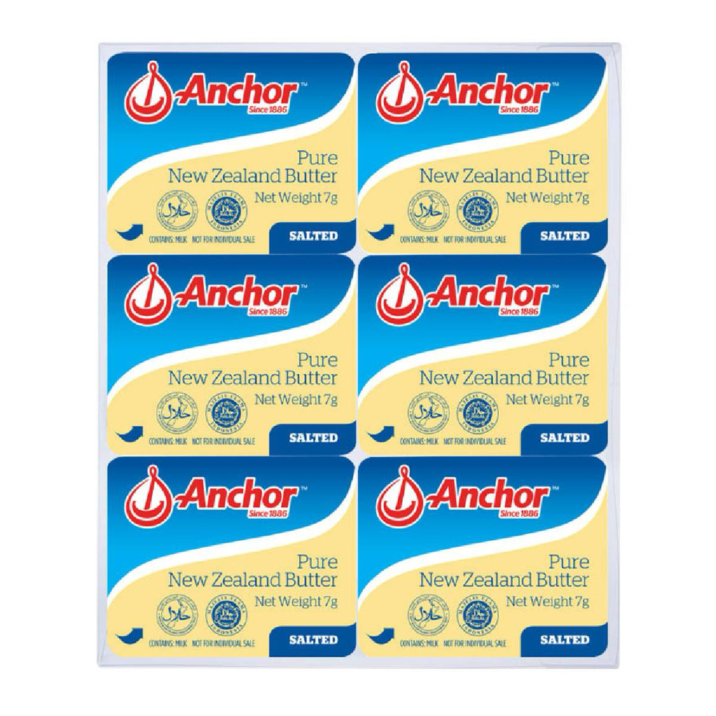 [0167956] Anchor Butter Salted 7G แองเคอร์ เนยชนิดเค็ม 7 กรัม