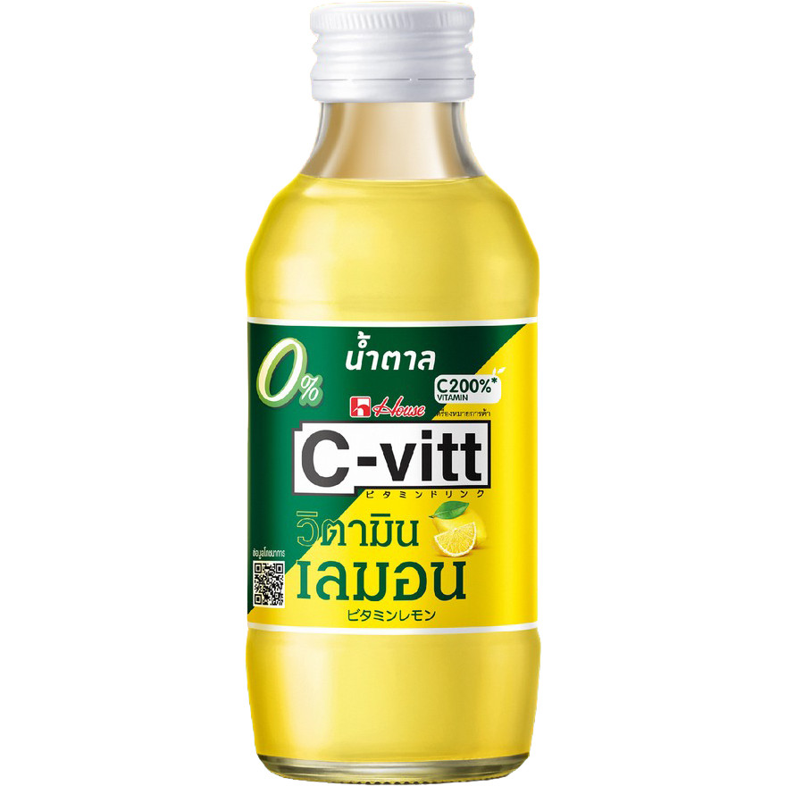 [8851123237246] C-Vitt Lemon 0% Sugar 140 Ml. ซี-วิท เลมอน สูตรไม่มีน้ำตาล 140 มล.