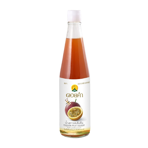 [8850773530035] Doikham Passion Fruit Squash 500 Ml ดอยคำ น้ำเสาวรสเข้มข้น 500 มล.