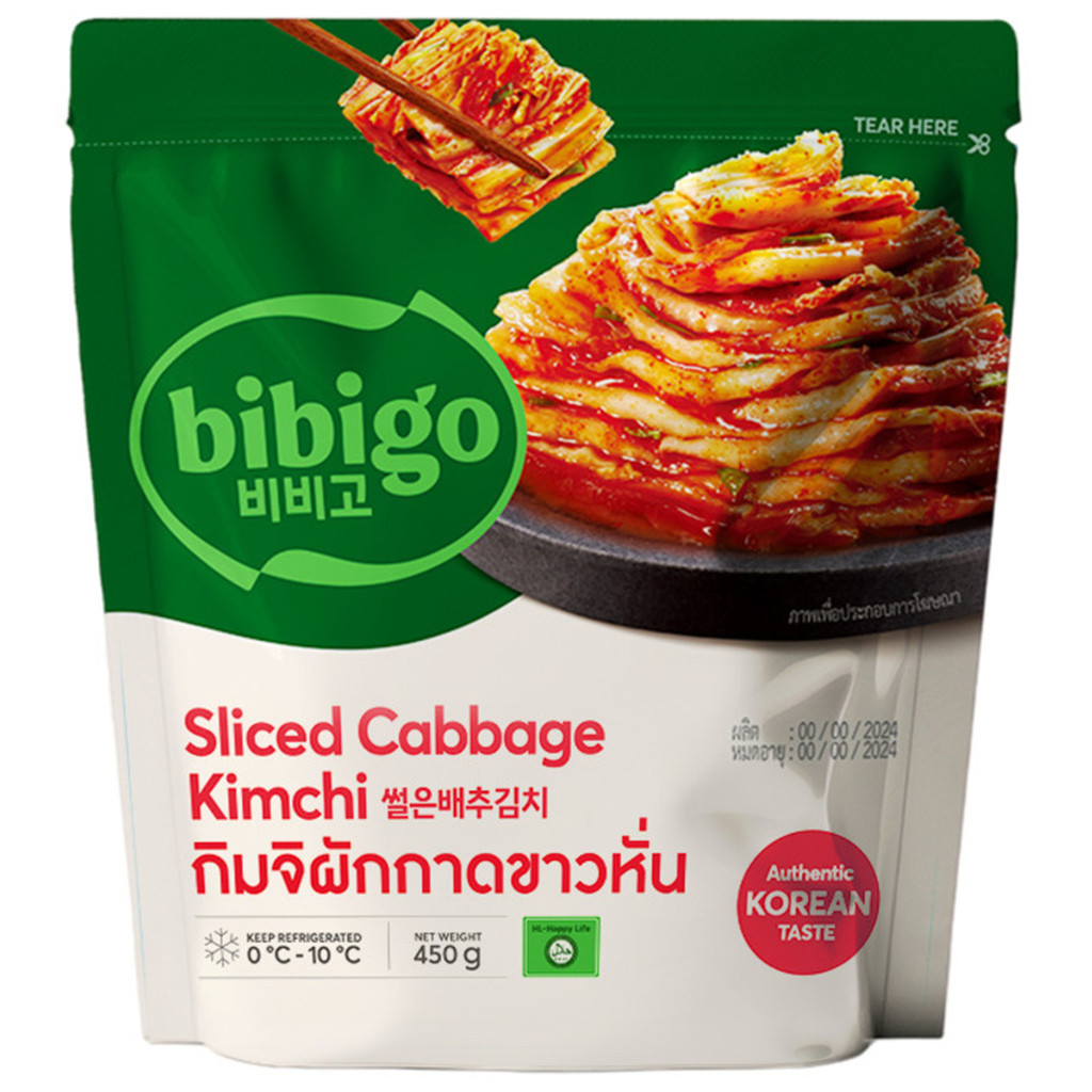 [8935297104457] Bibigo Sliced Cabbage Kimchi 450g