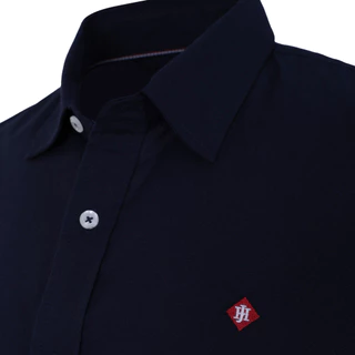 John Henry เสื้อเชิ้ตผู้ชายแขนยาว ทรงเข้ารูป รุ่น JH S426MSLSM14 - สีฟ้า
