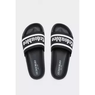 CC DOUBLE O CC DOUBLE O LOGO SLIDES ยูนิเซ็กซ์ รองเท้าแตะแบบสวม CC DOUBLE O รุ่น O26WSUA002 (AW26 #P3)