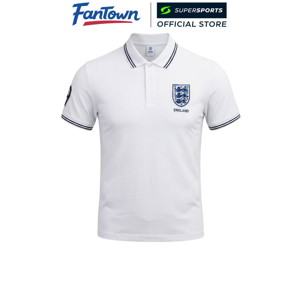 FANTOWN England Player No.9 เสื้อโปโลฟุตบอลผู้ชาย