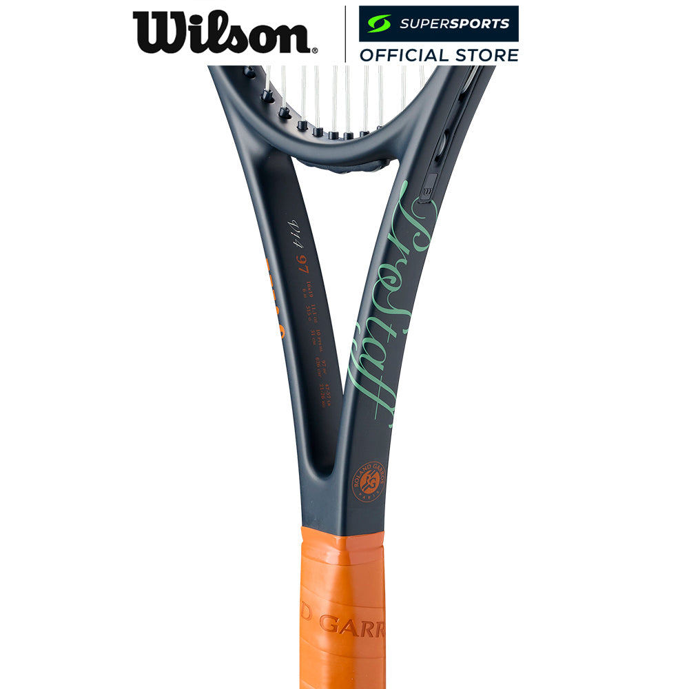 WILSON Pro Staff 97L V14 Sesion Soiree Roland Garros 2026 315G ไม้เทนนิส (ไม่ขึงเอ็น) — صورة 4