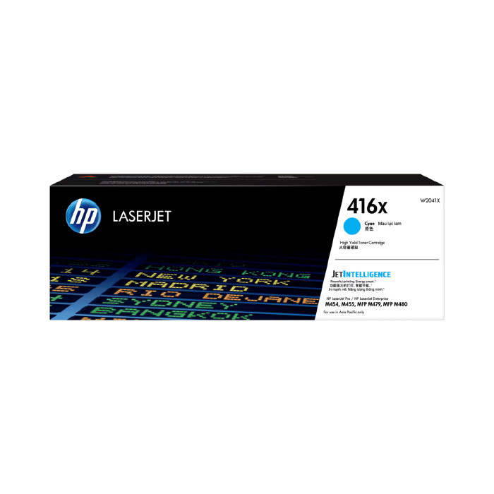ตลับหมึกโทนเนอร์ HP 416X Cyan LaserJet Toner Cartridge