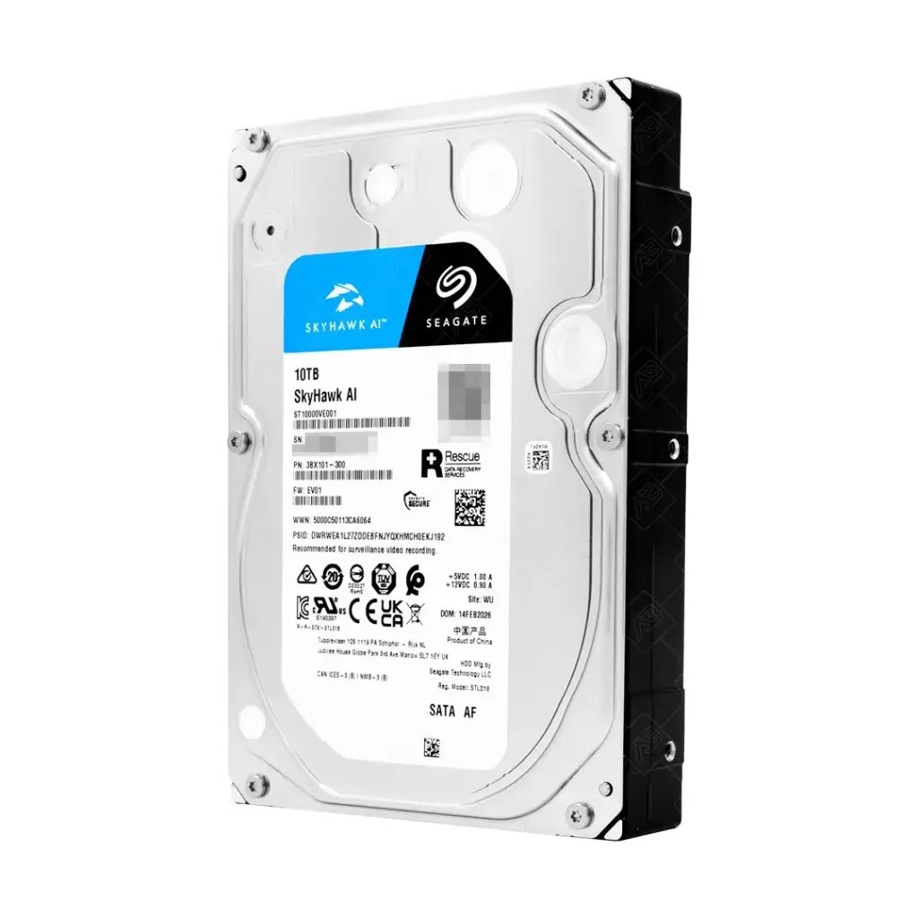 SEAGATE SkyHawk Ai ฮาร์ดดิส 10TB รุ่น ST10000VE001